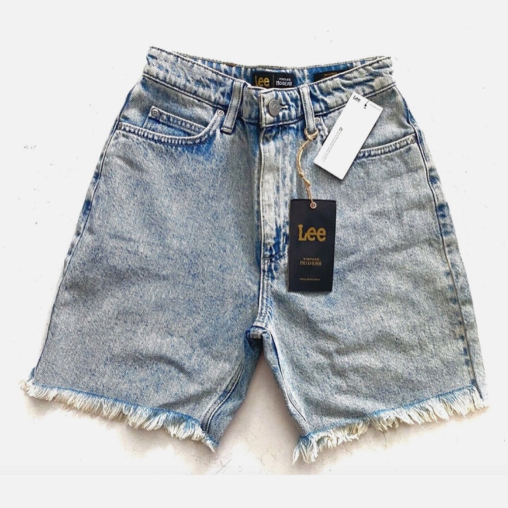 Lee Women's Light Blue Denim Shorts